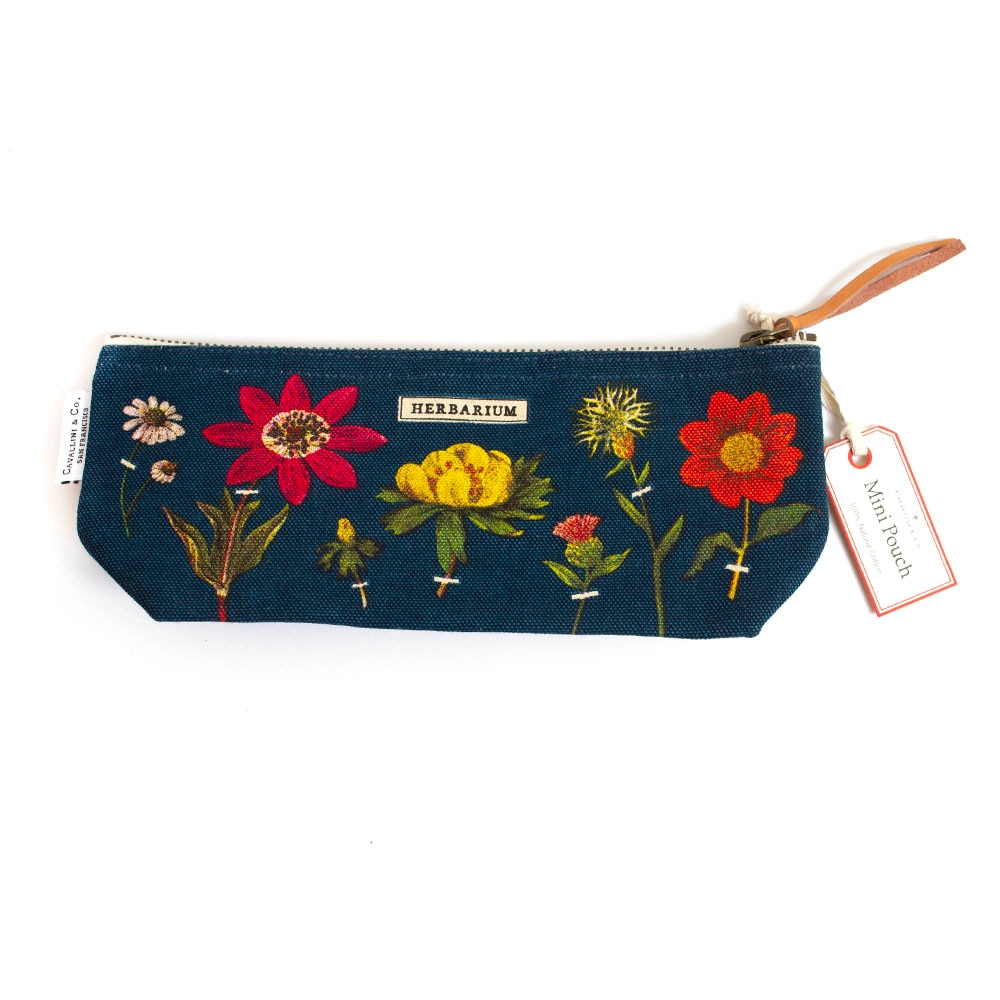 Cavallini, Pencil Pouch, Art & School, Herbarium, 416530